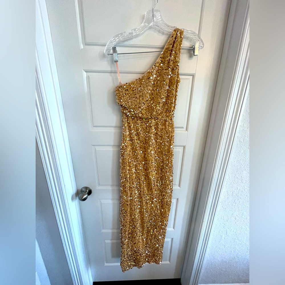 Belle Velveteen Sequence Formal Dress Size: XS New Without Tag